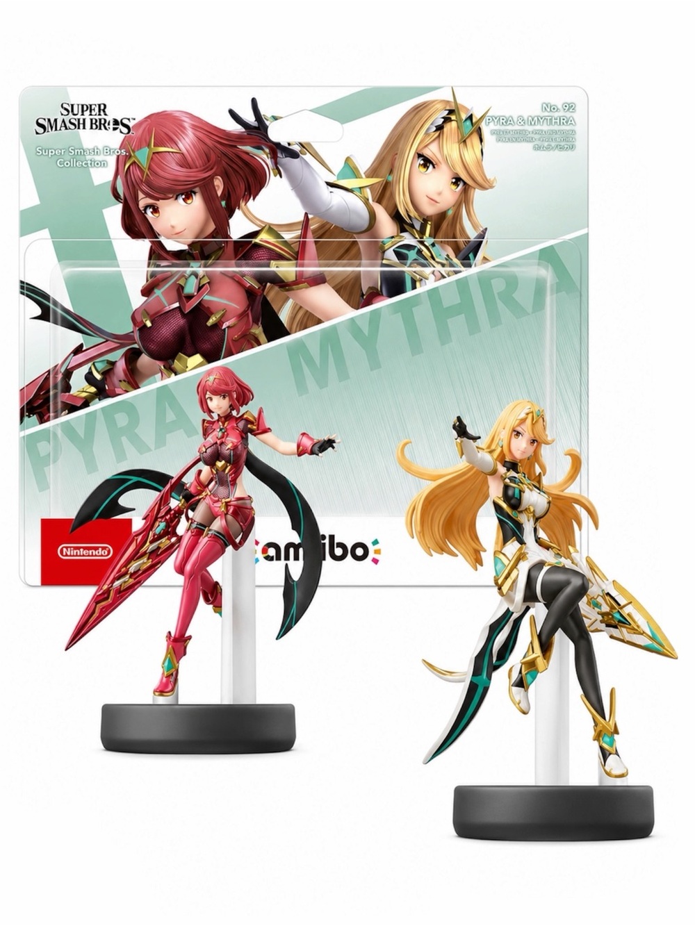 PYRA & MYTHRA AMIIBO 2-PACK - SUPER SMASH BROS. - BRAND NEW, SEALED